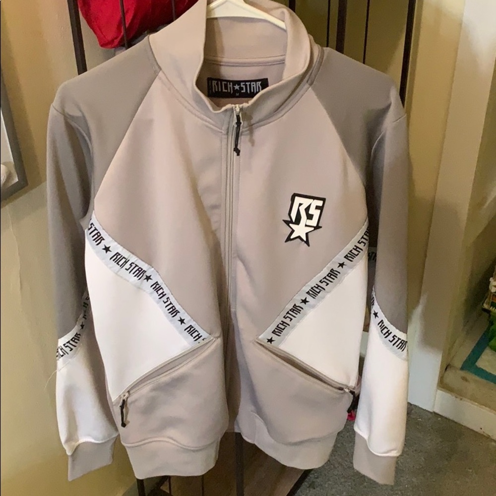 Adult Medium Rich-Star Zip-Up Jacket